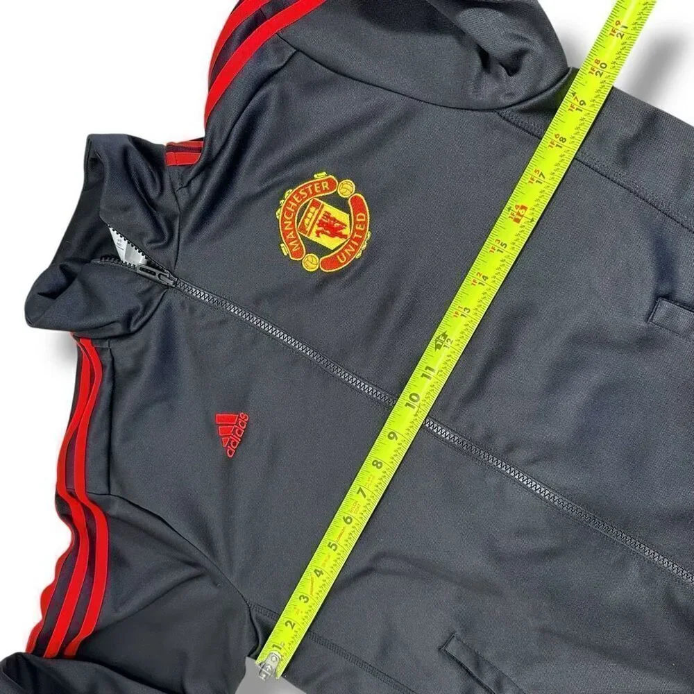 Adidas Manchester United Track Jacket Black Size Small